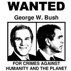 bush-wanted