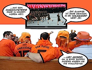 Massahysterie-Oranje