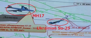 Su 25 vs MH 17