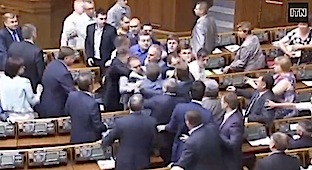 vechtend parlement