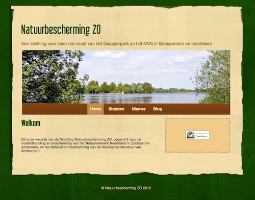 website stichting SNZO