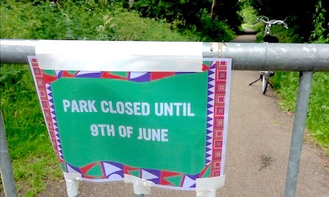 park closed