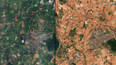 Denmark scorched