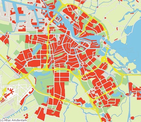 plattegrond amsterdam